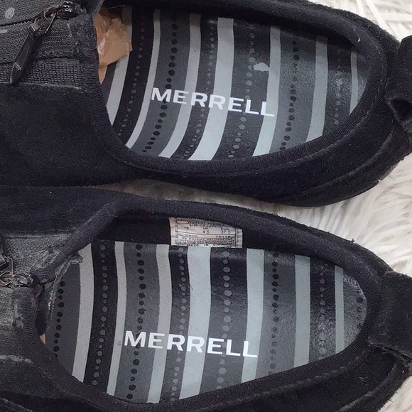 Merrell black suede Barrado slip on sneakers 7 - Picture 5 of 9